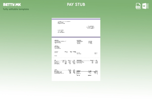 Модерен стил, шаблон за плаќање на никулци на Executive Protection Services LTD